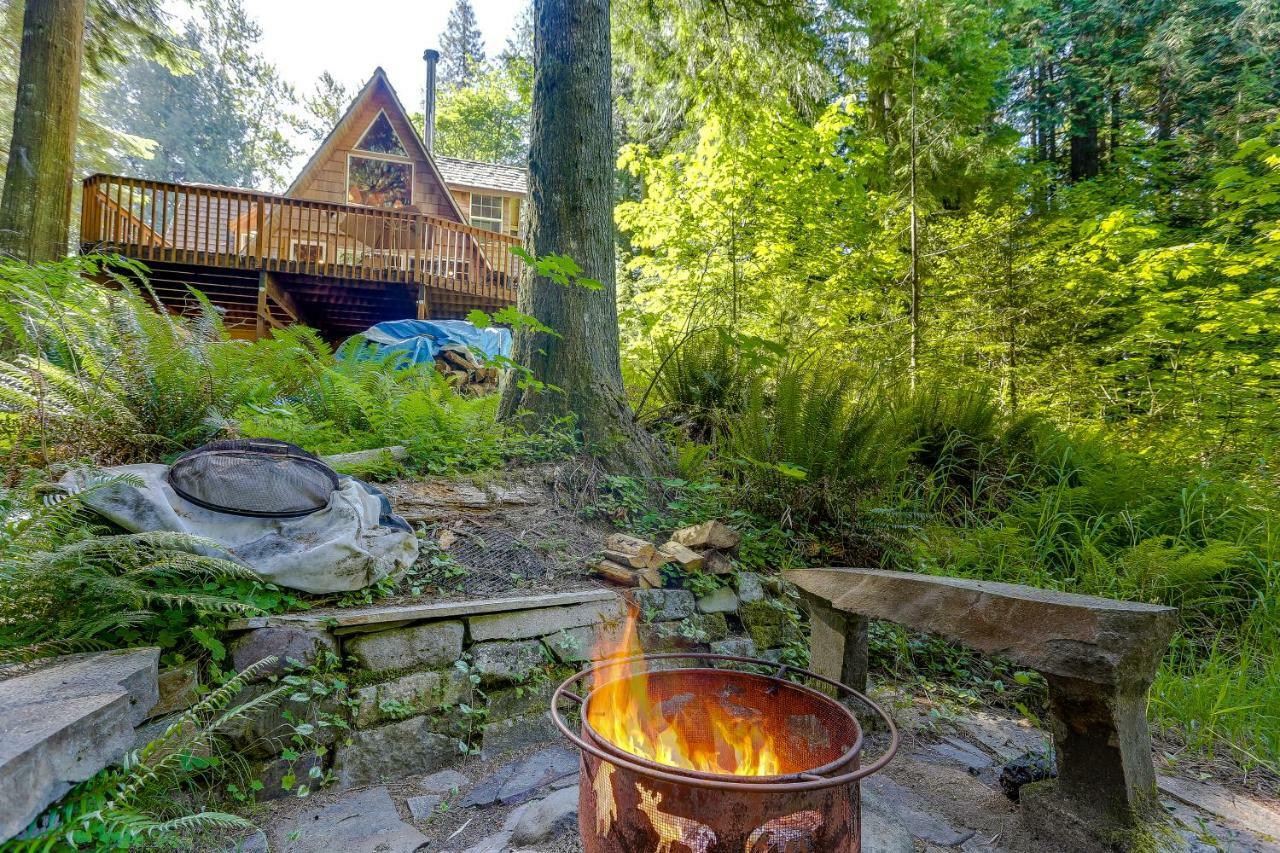 Clear Creek Cabin Welches エクステリア 写真
